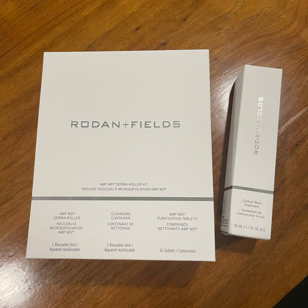 Rodan + Fields Skincare Set with Derma Roller